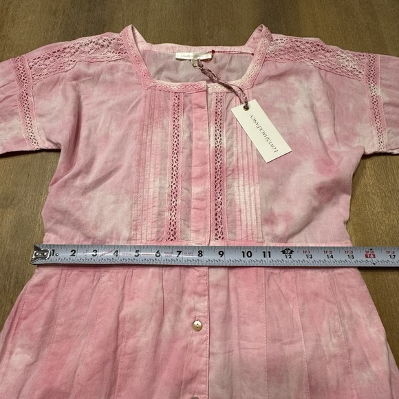 LoveShackFancy Dress Women's Small Edie Cotton Crochet Lace Maxi Boho New - Picture 6 of 16